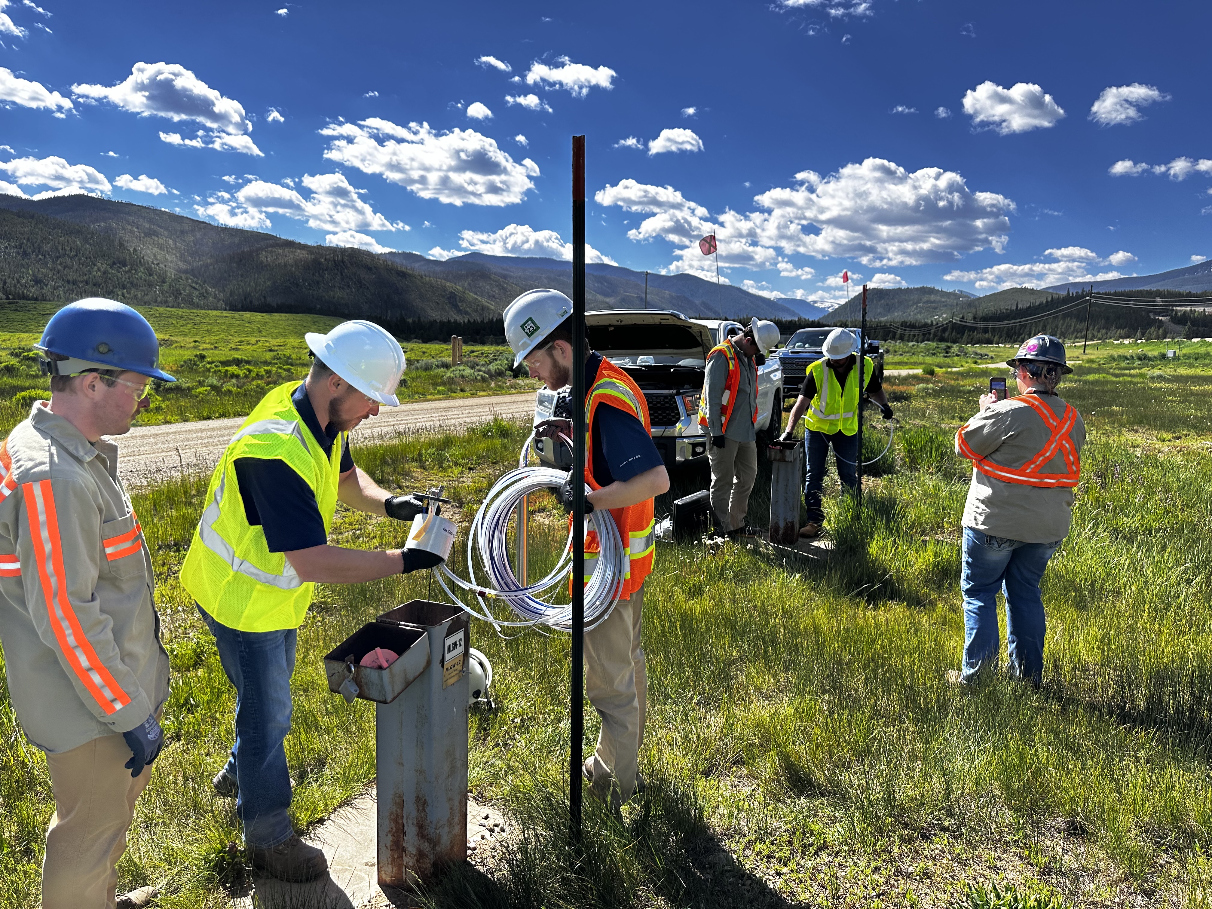 Geotech employees Bryan and Blake in Henderson, Colorado
